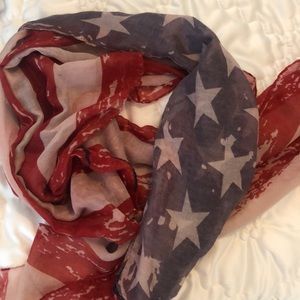 Boutique patriotic scarf